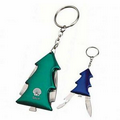 Christmas Tree Shaped Keychain Pocket Tool